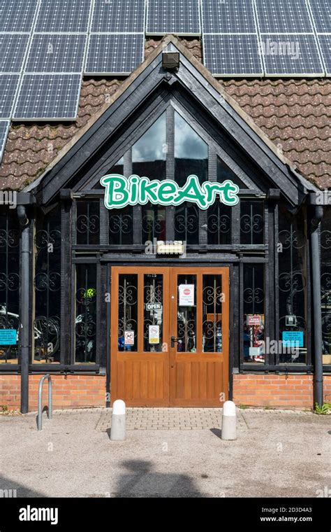 The Bike Art cycle hire and shop at High Lodge Visitor centre Thetford Forest Norfolk UK Stock ...