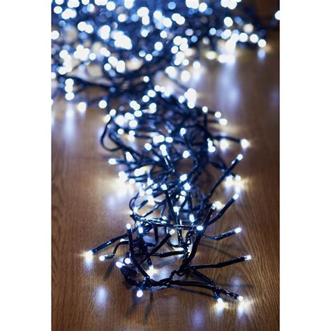 B&M: 480 LED Cluster Christmas Lights - White | Decorations, Xmas