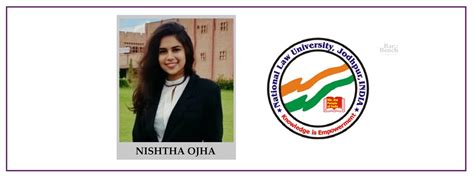 Meet our Campus Ambassadors: Nishtha Ojha, NLU Jodhpur