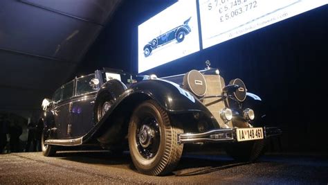 Hitler's 'Super Mercedes' gets $7M bid, but doesn't meet minimum price