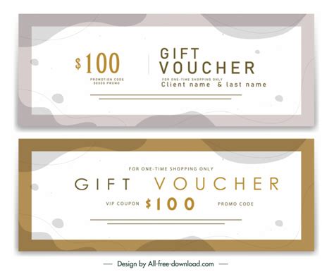 Gift voucher templates illustrator vectors free download 40,599 ...