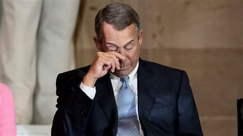 Former House Speaker John Boehner cried when his official portrait was ...