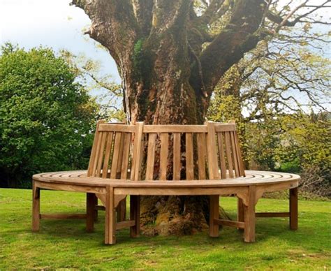 Teak Circular Tree Bench | Round Circular Tree Seat