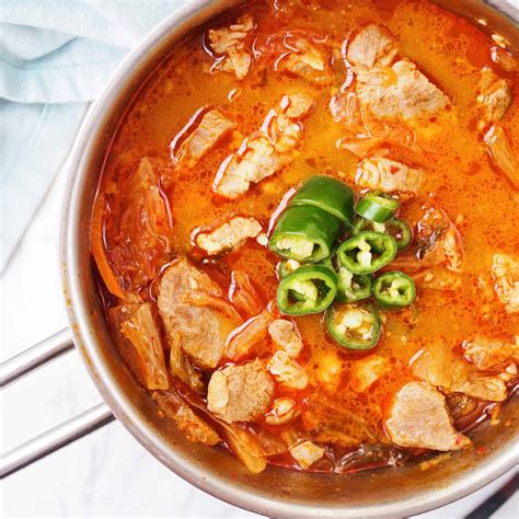 Pork Kimchi Stew (Pork Kimchi Jjigae) - Christie at Home