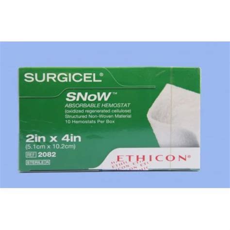 Surgicel Snow Absorbable Hemostat, Packaging Type: Box, Rs 16000 /pack | ID: 20471488388