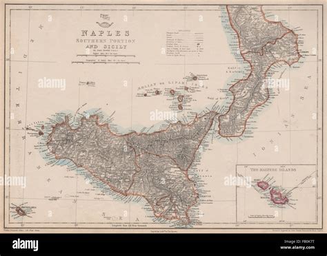 Kingdom of the two sicilies map High Resolution Stock Photography and Images - Alamy