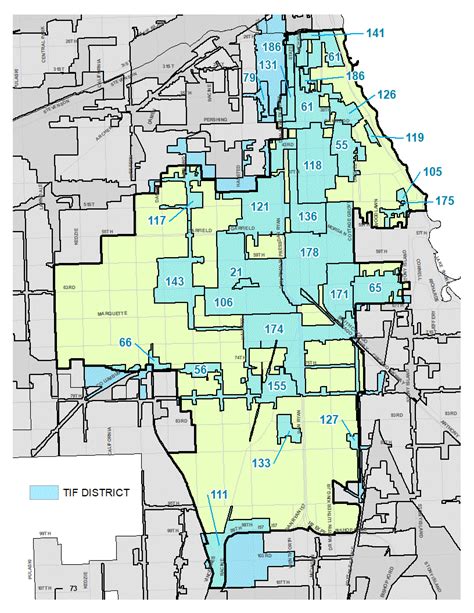 City of Chicago :: South Side TIF District Map