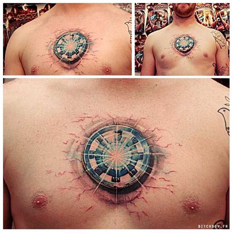 Stunning Iron Man Reactor Tattoo