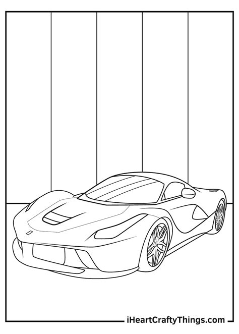 Ferrari Coloring Pages (Updated 2021)