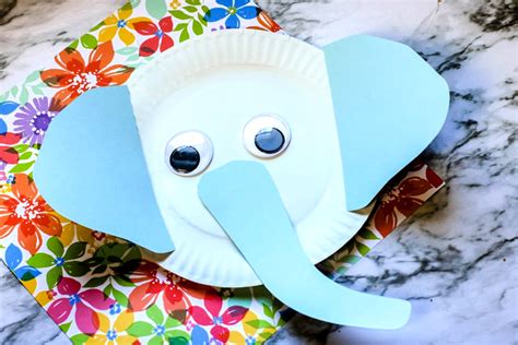 Elephant Paper Plate Craft - Mom. Wife. Busy Life.