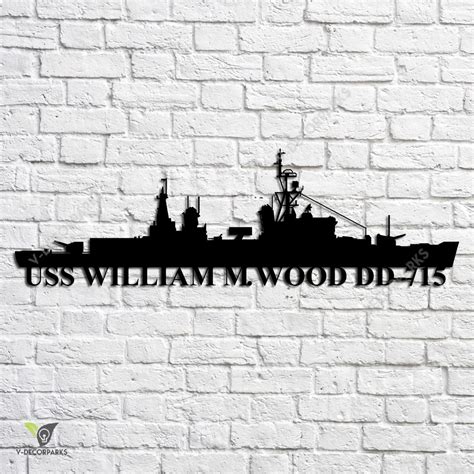 Uss Sennett Ss-408 Navy Ship Metal Art, Navy Ships Silhouette Metal ...