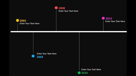 PowerPoint Tutorial: Animated Timeline For Events - YouTube