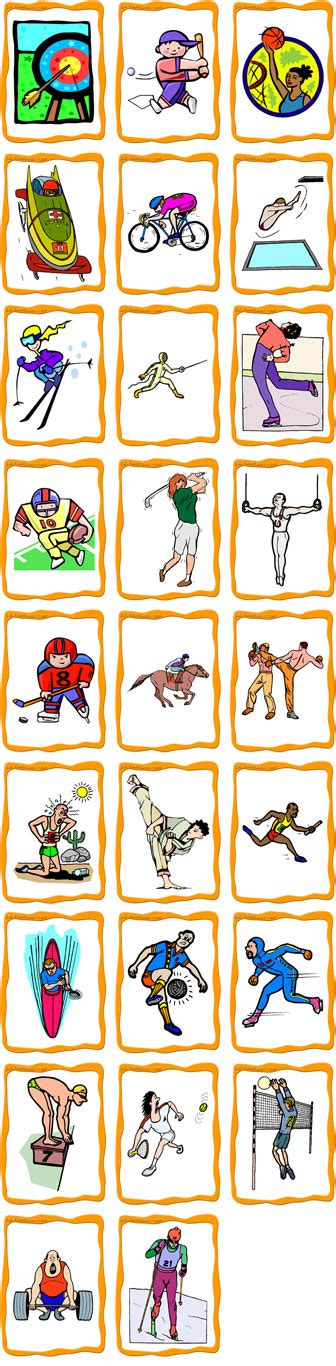 Sports Flashcards - Free Flashcards | Flashcards, Oral language activities, Health education lessons