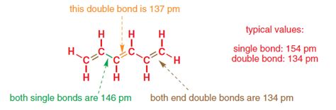 organic chemistry - Explanation for bond lengths in trans-hexatriene ...