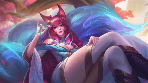 ahri, lol, spirit, blossom, 4k, HD Wallpaper | Rare Gallery