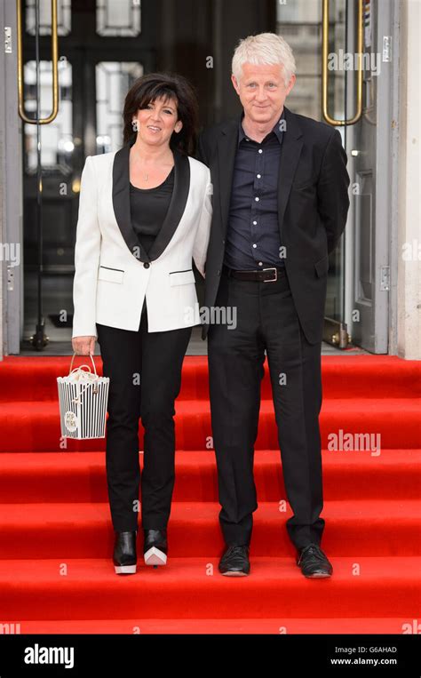 Director Richard Curtis and his wife Emma Freud arriving at the ...