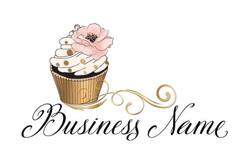 DIGITAL Custom logo design cute pastel cupcake logo bakery | Etsy in 2021 | Cupcake logo ...