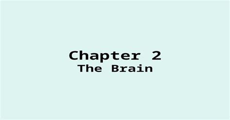 (PPT) Chapter 2 The Brain. The Brain Technology to Study the Brain Electroencephalograph (EEG ...