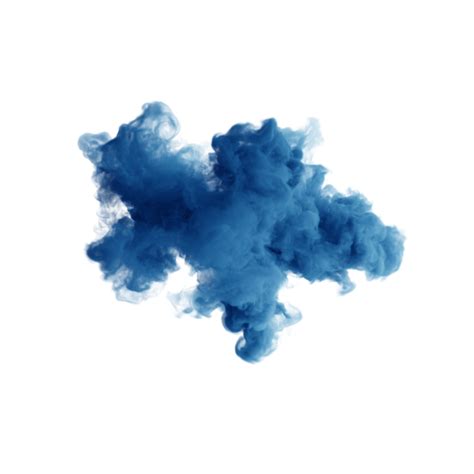 efecto de humo azul realista 12629296 PNG