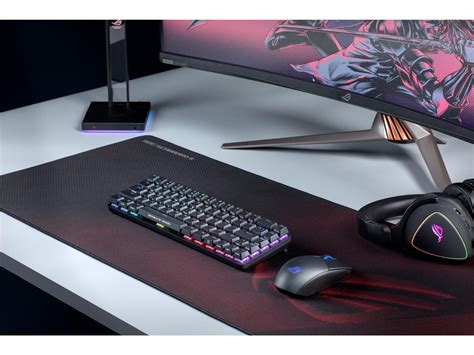 ASUS ROG Scabbard II (90MP0210-BPUA00) Extended Gaming Mouse Pad ...