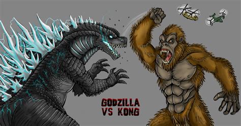 How To Draw Godzilla Vs Kong 2021 United states of america language