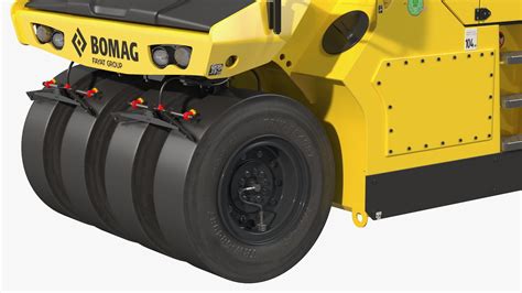 Bomag BW 28 RH Pneumatic Tired Compactor 3D model | CGTrader