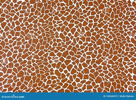 Brown Giraffe Pattern and Texture Stock Image - Image of isolated, fabric: 149636075