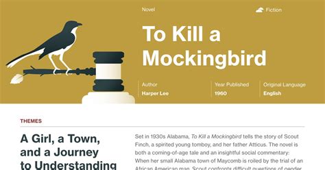 To Kill A Mockingbird Plot Diagram - Wiring Diagram Database