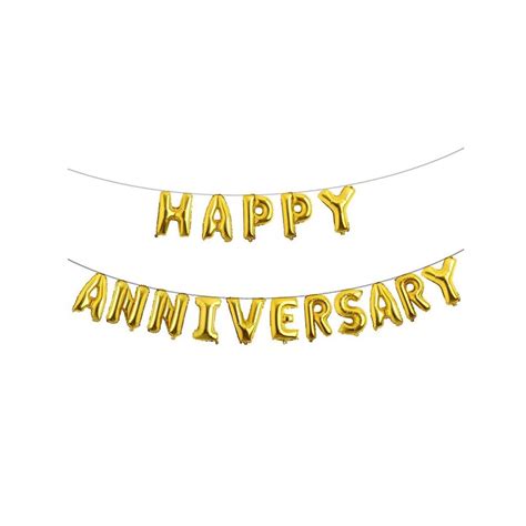 Happy Anniversary Balloons Happy Anniversary Decoration - Etsy