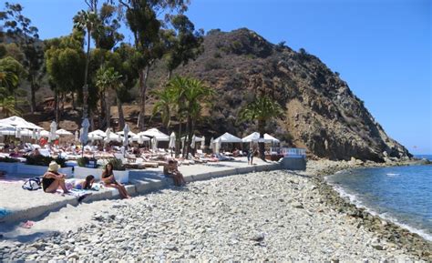 Descanso Beach on Catalina Island, Avalon, CA - California Beaches