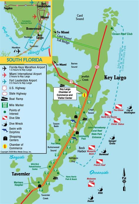 Map Of Key Largo | Key largo florida, Florida keys road trip, Florida ...