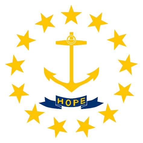 Flag of Rhode Island image and meaning Rhode Island flag - country flags