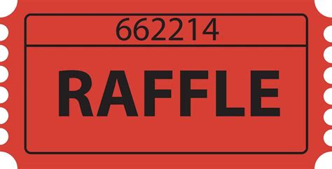 red raffle ticket icon. raffle sign. raffle ticket symbol. flat style ...