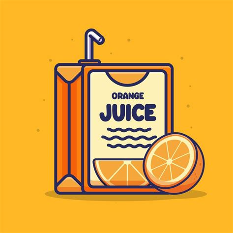 Orange Juice Cartoon