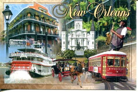 collect ROC: USA Postcard: New Orleans