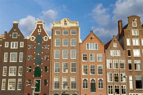 Dutch Architecture. Houses in Amsterdam Stock Photo - Image of outdoor ...