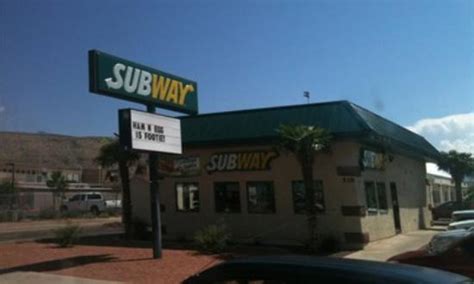 SUBWAY, Hurricane - 525 W State St - Menu, Prices & Restaurant Reviews - Tripadvisor