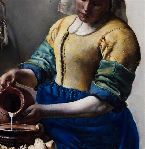 The Milkmaid - Johannes Vermeer (Master , Painting by Victoria Yu | Artmajeur