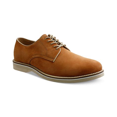 G.h. Bass & Co. Buckinham Plaintoe Suede Shoes in Brown for Men (cognac nubuck) | Lyst