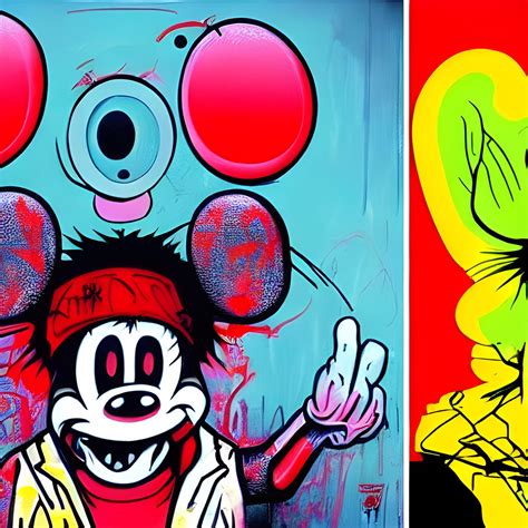 Mickey Mouse Punk Horror Fan Art by MarkDeuce on DeviantArt