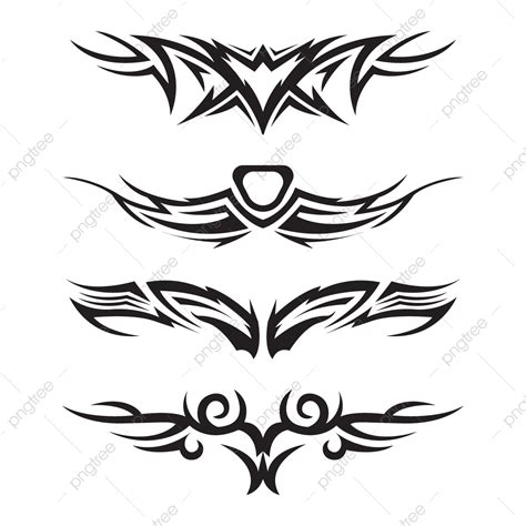 Tribal Tattoo Collection, Tribal, Tatto, Tribal Art PNG and Vector with Transparent Background ...