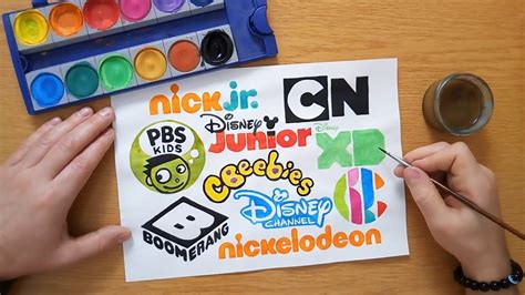 TOP 10 TV networks for kids - Logo Drawing - nick jr., Disney Junior ...