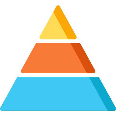 Pyramid Chart Graph Vector SVG Icon - SVG Repo