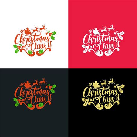 60 Christmas Logos for Very Merry Brands