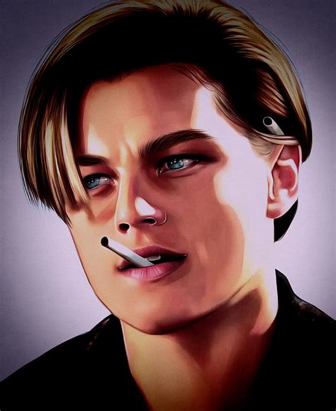 Leonardo DiCaprio titanic Painting by Mounir Meghaoui | Pixels