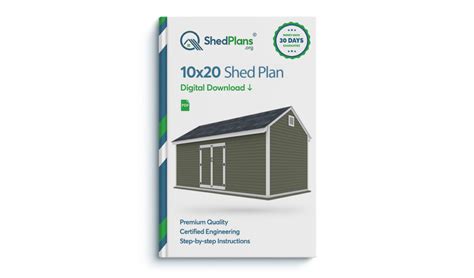 10x20 Storage Shed Plans - Shedplans.org