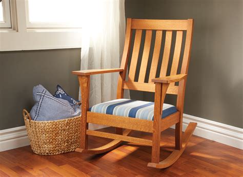 Simple Wooden Rocking Chair