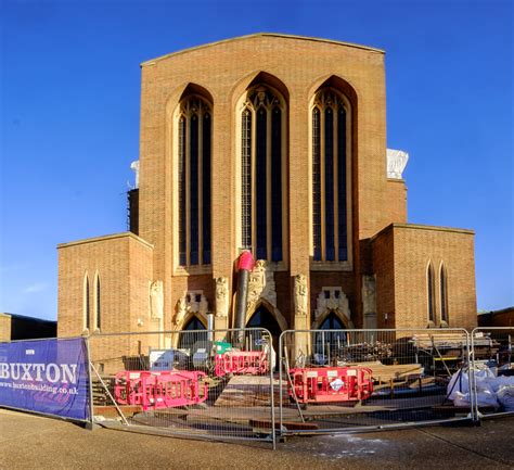 Ann Miles Blog: Guildford Cathedral Renovations - Impressive Scaffolding