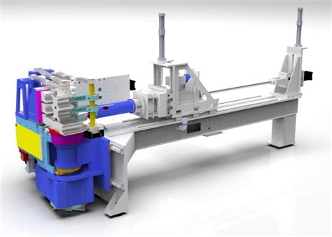 3D Design Model of CNC Automatic Pipe Bending Machine 010