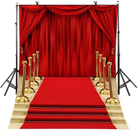 Red Curtain Backdrop Banner Red Carpet Fabric Photogr - vrogue.co